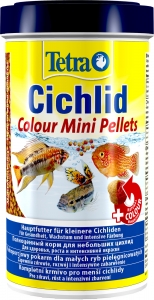Tetra Cichlid Colour Mini корм для всех видов цихлид для улучшения окраса, 500 мл